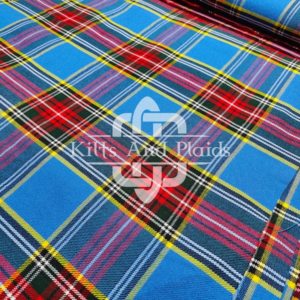 Macbeth Tartan - Homespun Wool Blend Tartan Fabric - Machine Washable -54 Inches Width - Running Yards - Kilt Making Fabric