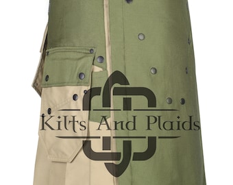 Utility Kilt - Schotse Werkmannen Kilt - Cotton Tactical Kilt - Made to Measure - Lichtgewicht Utility Kilt - Cotton Kilts voor heren