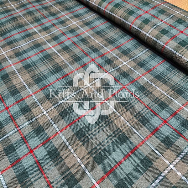 Mackenzie Weathered Tartan - Homespun 16 oz Tartan Fabric - Machine Washable - 54 Inches Width - Running Yards - Kilt Making Fabric