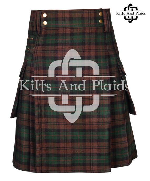 Mens Kilts Scottish Mens Kilt Traditional Highland Tartan Utility