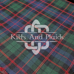 Guthrie Modern Tartan - Homespun 100% Acrylic Tartan Fabric - Machine Washable -54 Inches Width - Running Yards - Kilt Making Fabric