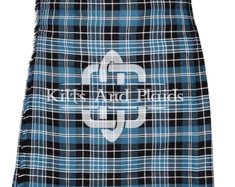 Clergy Tartan Scozzese 8 Yard Tradizionale Highlander Kilt per Uomo - 16 Oz Tartan - Made to Order Kilt