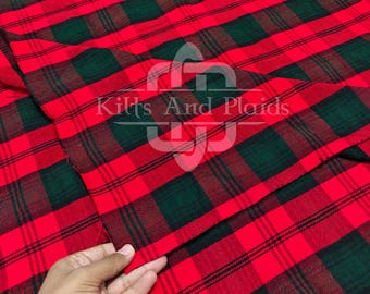 Kerr Moderner Tartan - Homespun 16 Unzen Tartan Stoff - Maschinenwaschbar - 54 Zoll Breite - Laufmeter - Kilt Fabric machen