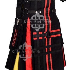LGBTQ Pride Kilt - LGBTQ Gift - Pride Kilt - LGBT Parade Idea - Scottish Hybrid Utility Kilt - Gay Pride Kilt - Made to Order