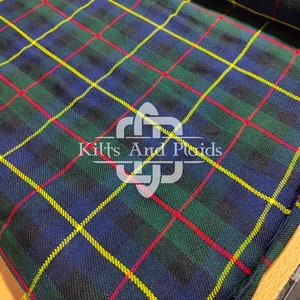 Macleod of Harris Tartan - Homespun 16 oz Tartan Fabric - Machine Washable - 54 Inches Width - Running Yards - Kilt Making Fabric