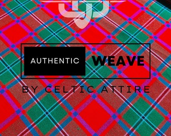 Macphail Tartan - Homespun 16 Unzen Tartan Stoff - Maschinenwäsche - 134 cm Breite - Laufende Meter - Kiltherstellung Stoff - Benutzerdefiniertes Weben