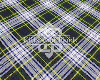 Gordon Dress Tartan - Homespun Wool Blend Tartan Fabric - Machine Washable -54 Inches Width - Running Yards - Kilt Making Fabric