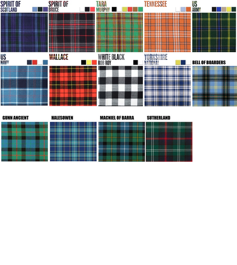 TENNESSEE Scottish Tartan Utility Kilt Men's Utility Kilt - Modern ...