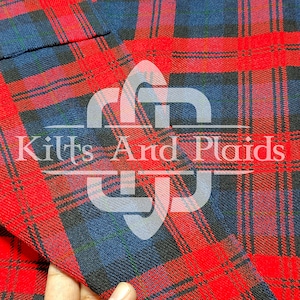 Machlachlan Tartan - 100% Acrylic Homespun 16 oz Tartan Fabric - Machine Washable - 54 Inches Width - Running Yards - Kilt Making Fabric
