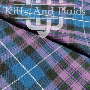 Pride of Scotland Tartan - Homespun 16 oz Tartan Fabric - Machine Washable - 54 Inches Width - Running Yards - Kilt Making Fabric