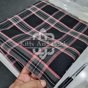 Witches Tartan - Homespun 16 oz Tartan Fabric - Machine Washable - 54 Inches Width - Running Yards - Kilt Making Fabric
