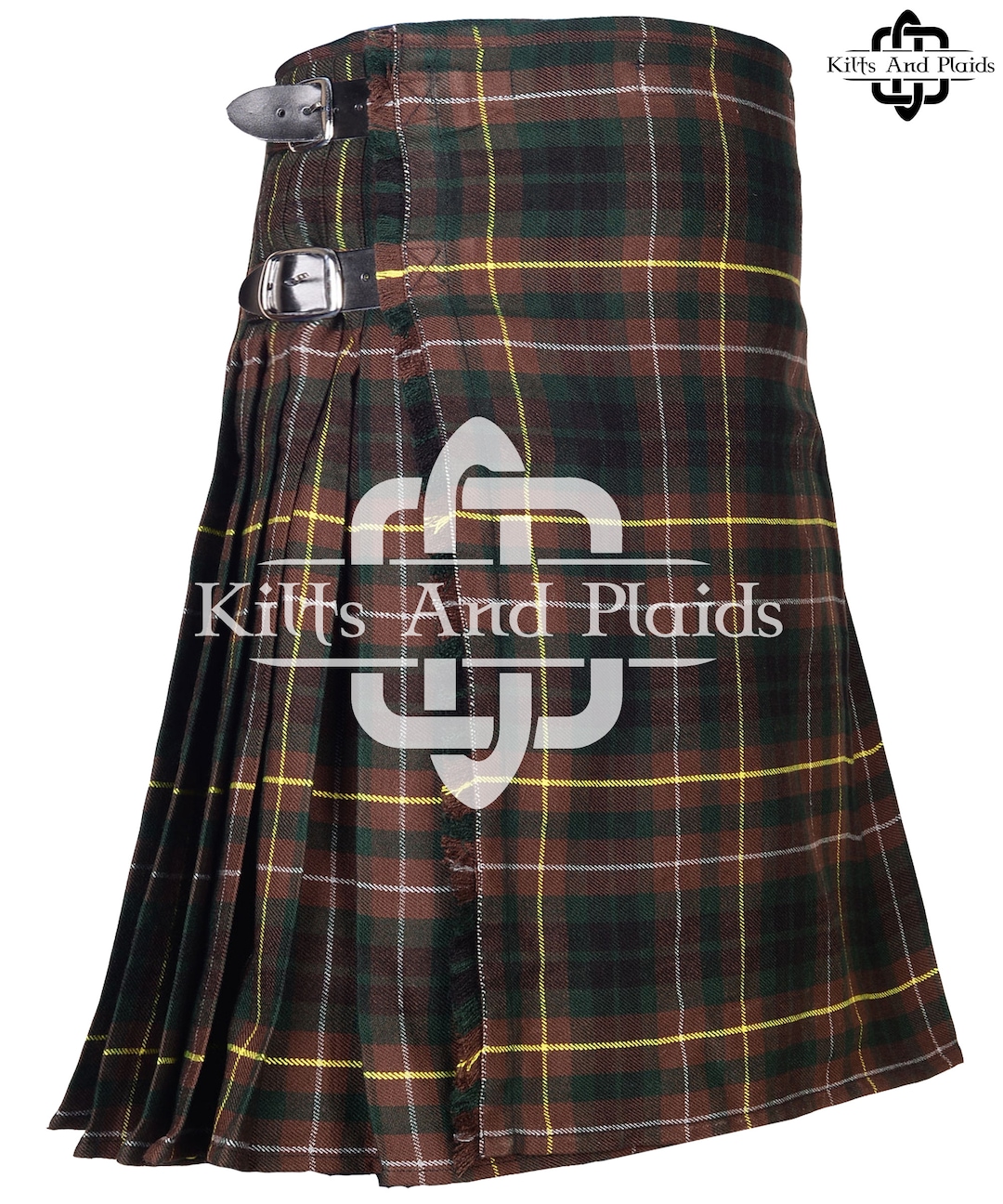 Buchanan Hunting Tartan Scottish 8 Yard Traditional Highlander Kilt for