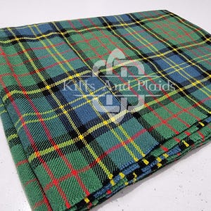 Macmillan Hunting Ancient Tartan - Homespun 16 oz Tartan Fabric - Machine Washable - 54 Inches Width - Running Yards - Kilt Making Fabric