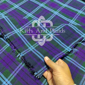 Spirit of Scotland Tartan - Homespun 100% Acrylic Tartan Fabric - Machine Washable -54 Inches Width - Running Yards - Kilt Making Fabric