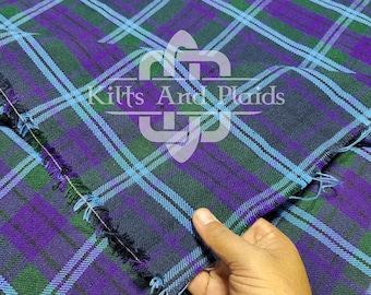 Tela escocesa Spirit of Scotland - Tela escocesa 100 % acrílica hecha en casa - Lavable a máquina - Ancho de 54 pulgadas - Running Yards - Tela para hacer faldas escocesas