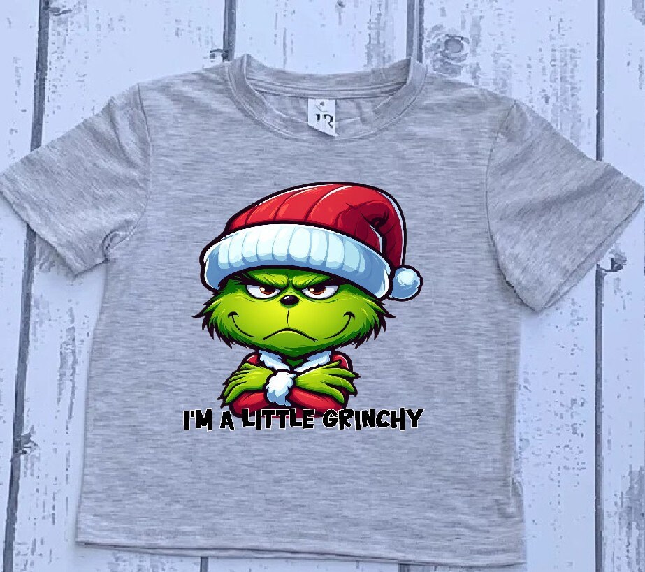 Grinch Christmas T Shirt Iron on Transfer Decal #1C