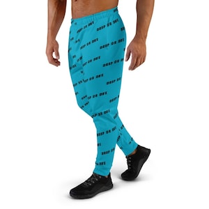 CRXWN | Drip or Dye | Racer Season 1 Unisex Jogger Racing Stripes Sweatpant Zoom Sky Blue