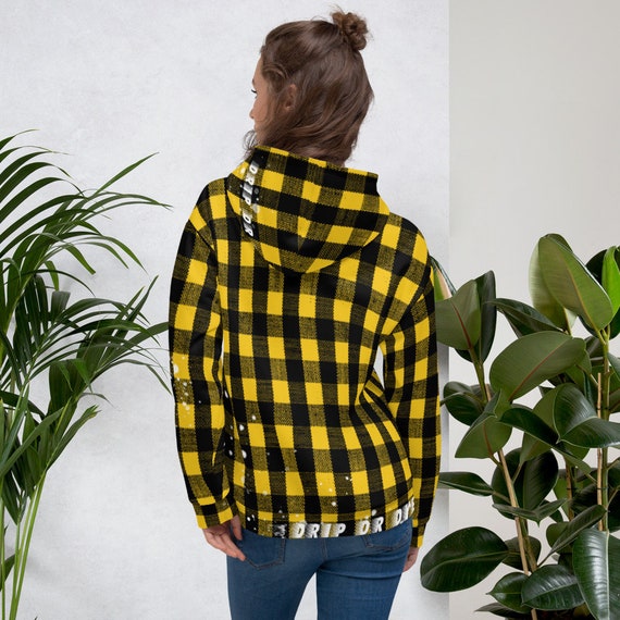 CRXWN Drip or Dye Plaid Season 1 Unisex Hoodie Custom Buffalo
