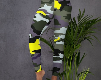 ROYAL WEAR | Camouflage Royal Africa Womens Comfort Leggings 5 VARIETIES