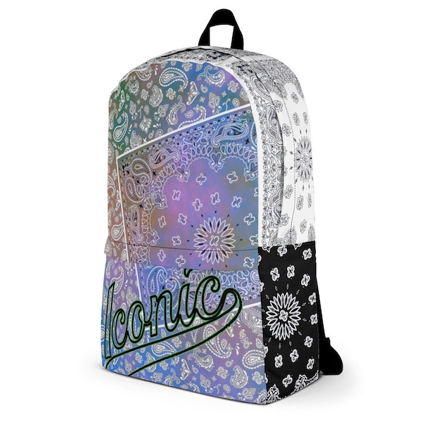 ROYAL ICONIC | Bandana Patchwork RUCKSACK Digital Frontier HueMan Gang Tie Dye Aethereal 1 Pastell