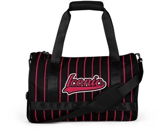 ROYAL Team Iconic. Athletix Mini Duffle Gym Bag Pinstrip