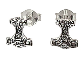 Ciondolo Vichingo Martello Di Thor In Argento Sterling 925