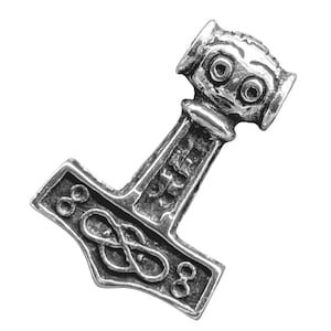 Thorshammer Anhänger Thor klein 925 Silber Kette Hammer Thor Mjölnir Nr 66