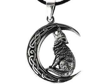 Vintage Sterling Silver Howling Wolf Rml Sterling Silver Etsy