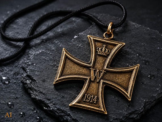 抹*茶様 1914’s★ ドイツ帝国陸軍 ★IRON Cross PENDANT 抹*茶様 1914's☆ ドイツ帝国陸軍 ☆IRON Cross PENDANT 抹*茶様