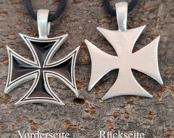 Iron Cross 1914 1813 Ribbon/chain Pendant Iron Cross Pewter