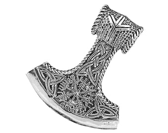 Thorshammer  Anhänger aus 925 Sterling Silber Nr. 347