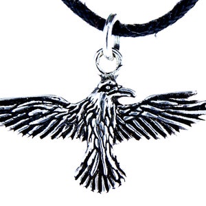 Odin&#39;s Raven Rave Odin&#39;s Raven Odin Hugin Munin Pendant Silver 925 No. 28