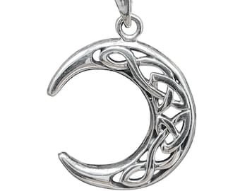 Halve maan hanger 925 zilver nr. 475