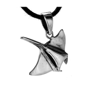 Ciondolo a forma di razza in argento Sterling 925, Manta n. 316