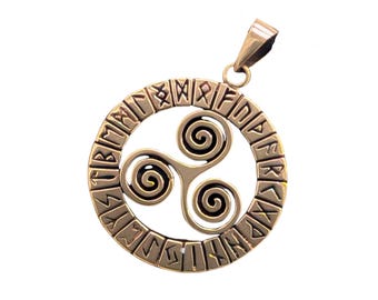 Anhänger 202 Triskele - Bronze