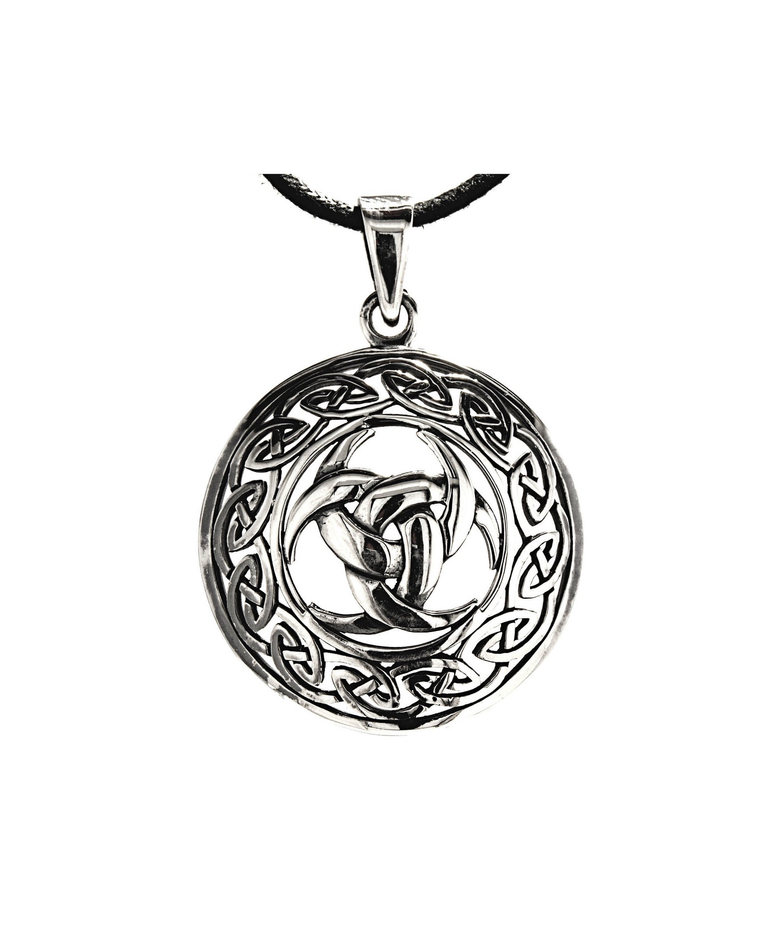 Odinshorn Pendant 925 Silver Odins Celtic Knot Celtic Knot | Etsy