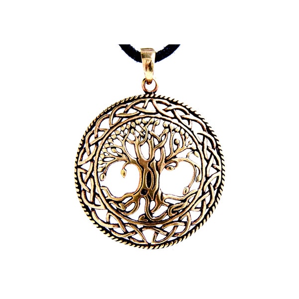 Lebensbaum Lebens Baum Tree of Life Yggdrasil Anhänger Bronze Nr. 50A