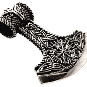 Thor&#39;s hammer pendant made of 925 sterling silver No. 347