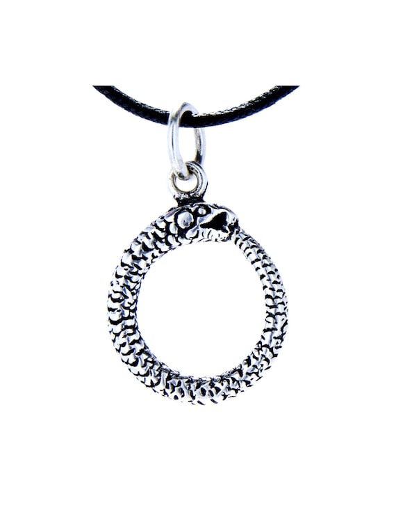 Kiss Of Leather Midgard Schlange Anhänger - 925 Sterling Silber Wikinger Schmuck