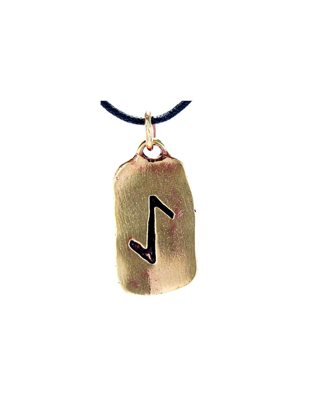 Eoh Rune Rune Runic Pendant Bronze Letter AE Eihwaz Eoh Transformation No. 99 - Etsy