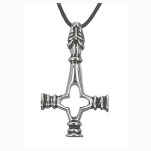 Wolf Cross Pendant Stainless Steel Icelandic Hammer Iceland Thor's Hammer No.46