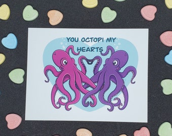 You Octopi My Hearts Card