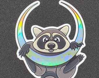 Raccoon Sticker