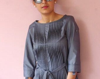 Organic Denim Dress, Jeans Dress, Blue denim dress, Denim for women