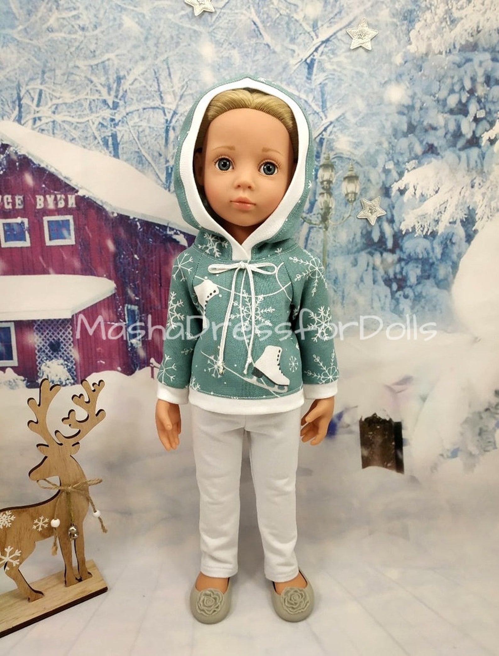 Doll Clothes for 18 inch. Doll winter outfit. Gift for girl. Etsy