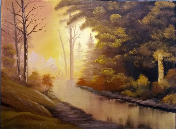 Golden Morning Mist Etsy