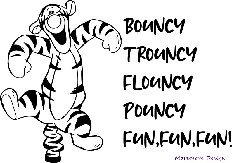 Download Tiger Bouncing Svg Winnie Svg Tiger Svg Winnie The Pooh Svg Tiger Clipart Cut File For Cricut Clip Art Art Collectibles