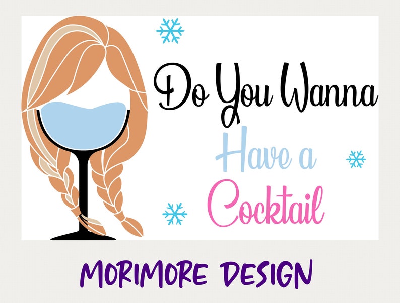Disney Princess Wine Glass Svg,Anna Svg,Drunkest Princess ...