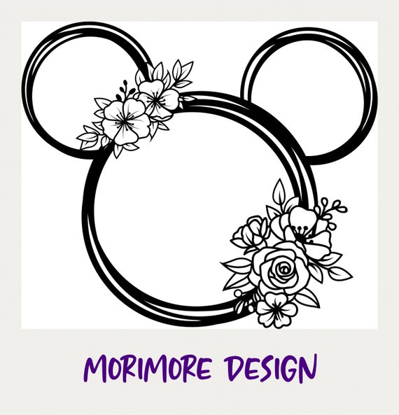 Download Clip Art Art Collectibles Mickey Floral Svg Mickey Wreath Svg Mickey Minnie Head Svg Laurel Svg Mickey Minnie Flower Svg Floral Mickey Head Svg Cut File For Cricut