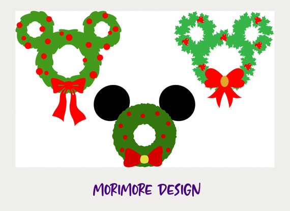 Mickey Christmas Wreath SvgChristmas Wreath SvgMickey Wreath | Etsy
